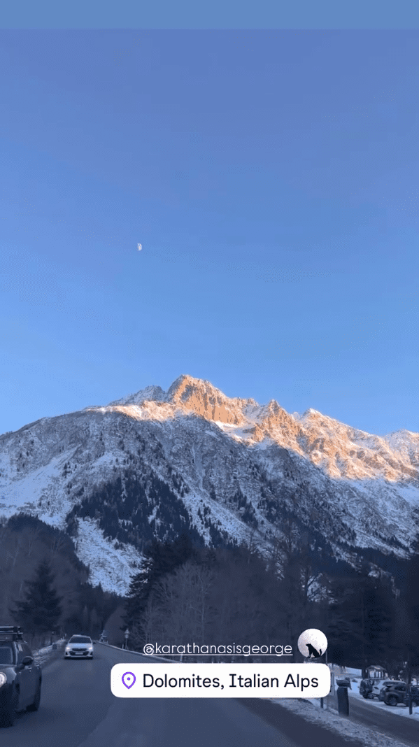 Η Μαρία Κορινθίου μοιράστηκε τρυφερές εικόνες από τις διακοπές της στους Δολομίτες με τον σύντροφό της, Γιώργο Καραθανάση, μιλώντας για γαλήνη, ψυχική ισορροπία και εσωτερική ηρεμία.